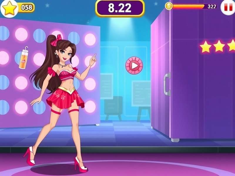 Dunkin Diva Star gameplay screenshot